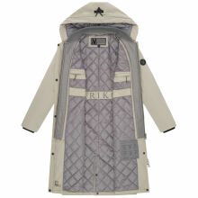 Marikoo Ledalaa Damen Winterjacke Pebble Grey Größe XXL - Gr. 44