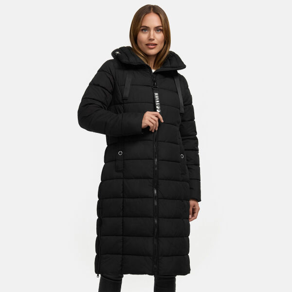Navahoo Mondmaedchen Damen Winter Steppjacke Schwarz Größe M - Gr. 38