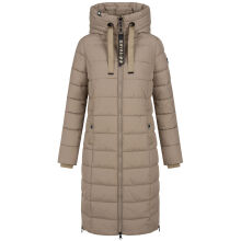 Navahoo Mondmaedchen Damen Winter Steppjacke Taupe Grey Größe S - Gr. 36