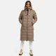 Navahoo Mondmaedchen Damen Winter Steppjacke Taupe Grey Größe S - Gr. 36