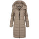Navahoo Mondmaedchen Damen Winter Steppjacke Taupe Grey Größe S - Gr. 36