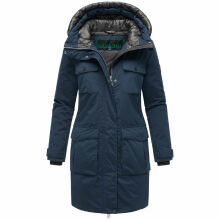 Navahoo Eissturm Damen Winterjacke Navy Größe L - Gr. 40