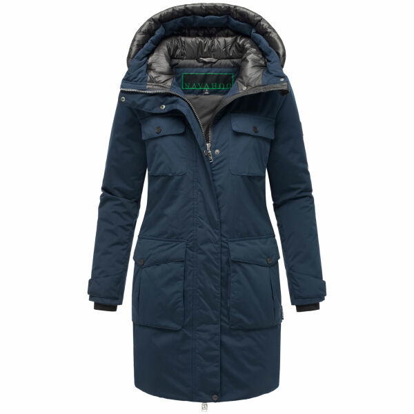 Navahoo Eissturm Damen Winterjacke Navy Größe XXL - Gr. 44