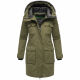 Navahoo Eissturm Damen Winterjacke Olive Forest Größe S - Gr. 36