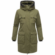 Navahoo Eissturm Damen Winterjacke Olive Forest Größe M - Gr. 38