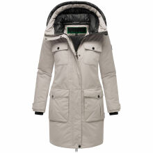Navahoo Eissturm Damen Winterjacke Light Grey Größe XXL - Gr. 44
