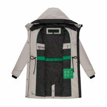 Navahoo Eissturm Damen Winterjacke Light Grey Größe XXXL - Gr. 46