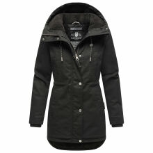 Navahoo Winterfunke Damen Winterjacke Schwarz Größe XS - Gr. 34