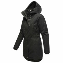 Navahoo Winterfunke Damen Winterjacke Schwarz Größe S - Gr. 36