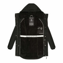 Navahoo Winterfunke Damen Winterjacke Schwarz Größe L - Gr. 40