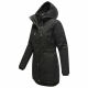 Navahoo Winterfunke Damen Winterjacke Schwarz Größe XXXL - Gr. 46