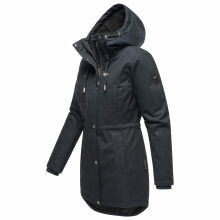 Navahoo Winterfunke Damen Winterjacke Navy Größe S - Gr. 36