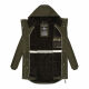 Navahoo Winterfunke Damen Winterjacke Olive Größe XS - Gr. 34