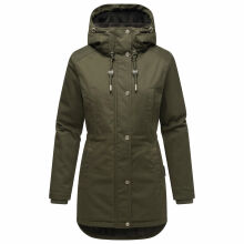 Navahoo Winterfunke Damen Winterjacke Olive Größe XL - Gr. 42