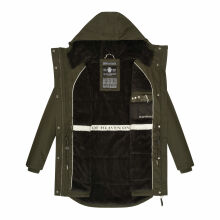 Navahoo Winterfunke Damen Winterjacke Olive Größe XL - Gr. 42
