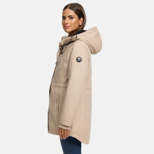 Navahoo Winterfunke Damen Winterjacke Beige Größe S - Gr. 36