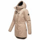Navahoo Winterfunke Damen Winterjacke Beige Größe S - Gr. 36