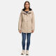 Navahoo Winterfunke Damen Winterjacke Beige Größe XXL - Gr. 44