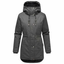 Navahoo Winterfunke Damen Winterjacke Anthrazit Größe S - Gr. 36