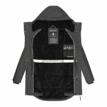 Navahoo Winterfunke Damen Winterjacke Anthrazit Größe L - Gr. 40
