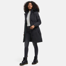 Navahoo Kaltwetterretter Damen Winterjacke Schwarz Größe S - Gr. 36