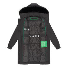 Navahoo Kaltwetterretter Damen Winterjacke Schwarz Größe XXXL - Gr. 46