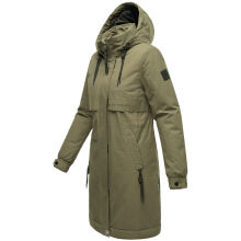 Navahoo Kaltwetterretter Damen Winterjacke Olive Forest Größe XS - Gr. 34