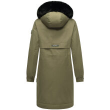 Navahoo Kaltwetterretter Damen Winterjacke Olive Forest Größe XS - Gr. 34