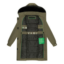 Navahoo Kaltwetterretter Damen Winterjacke Olive Forest Größe XS - Gr. 34