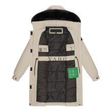 Navahoo Kaltwetterretter Damen Winterjacke Pearl Grey Größe XS - Gr. 34
