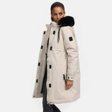 Navahoo Kaltwetterretter Damen Winterjacke Pearl Grey Größe S - Gr. 36