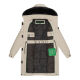 Navahoo Kaltwetterretter Damen Winterjacke Pearl Grey Größe M - Gr. 38