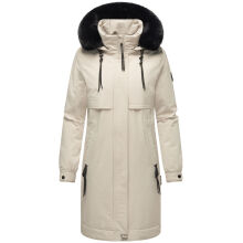 Navahoo Kaltwetterretter Damen Winterjacke Pearl Grey Größe XL - Gr. 42