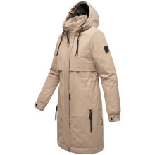 Navahoo Kaltwetterretter Damen Winterjacke Taupe Grey Größe XS - Gr. 34