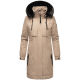 Navahoo Kaltwetterretter Damen Winterjacke Taupe Grey Größe XS - Gr. 34