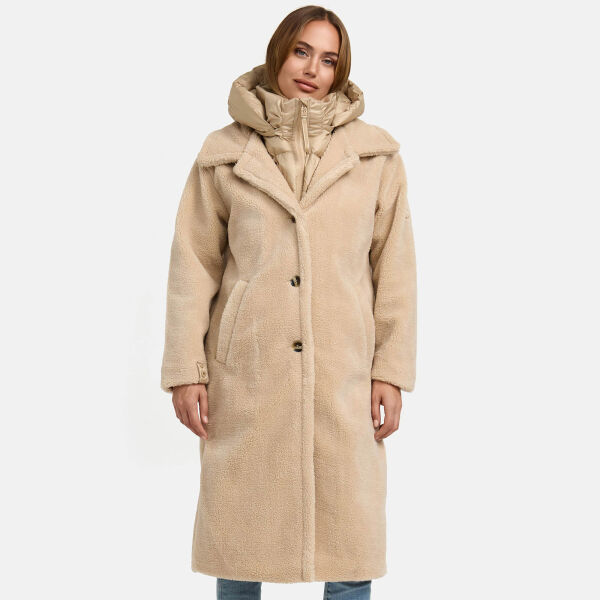 Navahoo Teddyzauber Damen Winter Sand Größe XS - Gr. 34
