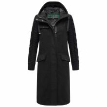 Navahoo Knit Babe Damen Winterjacke Schwarz Größe S - Gr. 36