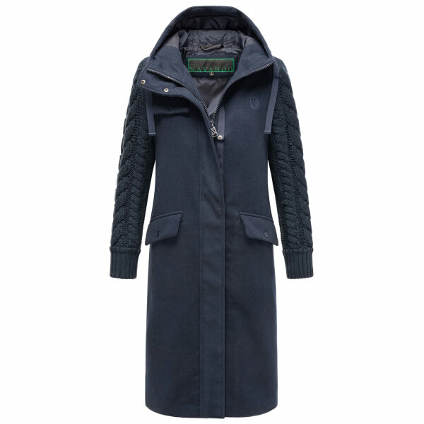 Navahoo Knit Babe Damen Winterjacke Navy Größe XL - Gr. 42