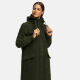 Navahoo Knit Babe Damen Winterjacke Dark Olive Größe M - Gr. 38