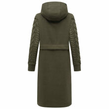 Navahoo Knit Babe Damen Winterjacke Dark Olive Größe L - Gr. 40