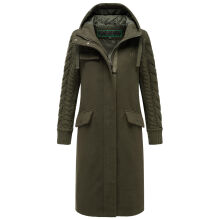 Navahoo Knit Babe Damen Winterjacke Dark Olive Größe XXL - Gr. 44