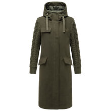 Navahoo Knit Babe Damen Winterjacke Dark Olive Größe XXL - Gr. 44