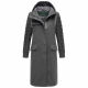 Navahoo Knit Babe Damen Winterjacke Anthrazit Größe M - Gr. 38