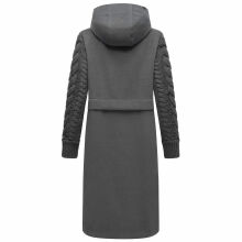 Navahoo Knit Babe Damen Winterjacke Anthrazit Größe XXL - Gr. 44