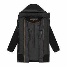 Navahoo Flauschwunder Damen Winterjacke Schwarz Größe S - Gr. 36