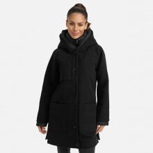 Navahoo Flauschwunder Damen Winterjacke Schwarz Größe S - Gr. 36