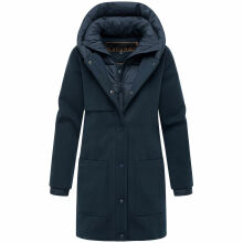 Navahoo Flauschwunder Damen Winterjacke Navy Größe S - Gr. 36