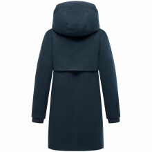 Navahoo Flauschwunder Damen Winterjacke Navy Größe S - Gr. 36