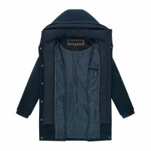 Navahoo Flauschwunder Damen Winterjacke Navy Größe S - Gr. 36