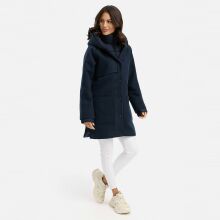 Navahoo Flauschwunder Damen Winterjacke Navy Größe S - Gr. 36